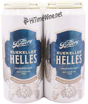 Picture of THE BRUERY RUEKELLER HELLES; HELLES - STYLE LAGER 5.2% ABV 4 PACK 16oz CANS