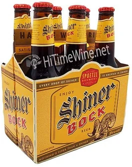 Picture of SHINER BOCK 12OZ 6 PACK BOTTLES