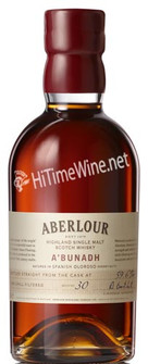 Picture of ABERLOUR A'BUNADH SHERRY CASK STRENGTH 750ML SPEYSIDE SINGLE MALT SCOTCH WHISKY