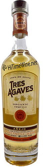 Picture of  TRES AGAVES ANEJO TEQUILA 750ML  ADDITIVE FREE