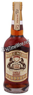 PICTURE OF BELLE MEADE 12 YEAR SINGLE BARREL 101.3 PROOF 750 MILLILITER BOTTLE HI TIME BARREL #5474; DISTILLED-2003; STRAIGHT BOURBON WHISKEY (MGP DISTILLED)