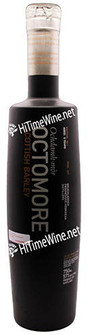 PICTURE OF BRUICHLADDICH OCTOMORE; 6.1, 114 PROOF; 5 YEAR, 700 MILLILITER BOTTLE (NO TUBE); ISLAY SINGLE MALT SCOTCH WHISKY