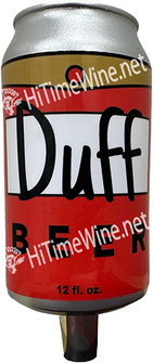 PICTURE OF DUFF BEER 12 OUNCE CAN TAP HANDLE