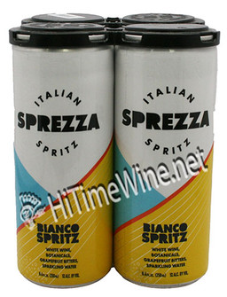 PICTURE OF SPREZZA BIANCO VERO SPRITZ 4 PACK 250 MILLILITER CANS