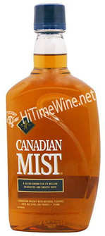PICTURE OF CANADIAN MIST WHISKY; 750 MILLILITER BOTTLE; CLOSE OUT