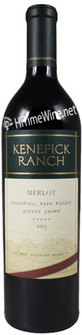 Picture of KENEFICK RANCH 2017 MERLOT ESTATE NAPA VALLEY 750mL