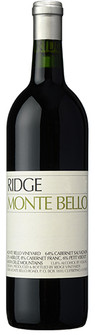 Picture of RIDGE PROPRIETARY RED \"MONTE BELLO\" SANTA CRUZ MOUNTAINS 750mL