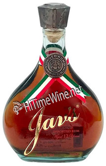 PICTURE OF JAV'S AGED 12 YEAR AGED RUM; 750 MILLILITER BOTTLE; PRODUCT OF MEXICO