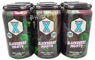 Picture of BREWERY X BLACKBERRY MOJITO HARD SELTZER 12OZ 6 PACK CANS