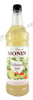 Picture of MONIN HABANERO LIME SYRUP 1LT
