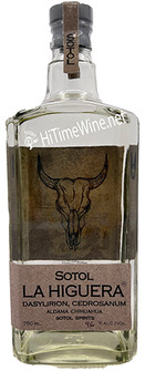 Picture of SOTOL LA HIGUERA DASYLIRION, CEDROSANUM 750 98.4 PROOF ALDAMA CHIHUAHUA NOM-159