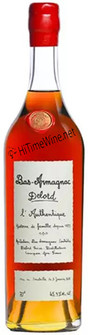 Picture of DELORD BAS-ARMAGNAC L'AUTHENTIQUE 91.8 PROOF 750ml B-2016