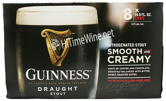 Picture of GUINNESS DRAUGHT NITROGENATED STOUT 8 PACK 14.9oz CANS