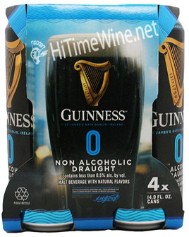 Picture of GUINNESS ZERO NON-ALCOHOLIC 4 PACK 14.9oz CANS