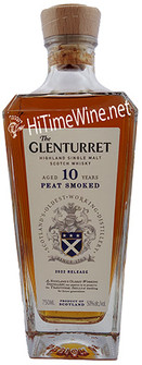 PICTURE OF GLENTURRET 10 YEAR PEAT 50% 750 MILLILITER BOTTLE 2022 RELEASE HIGHLAND SINGLE MALT SCOTCH WHISKY