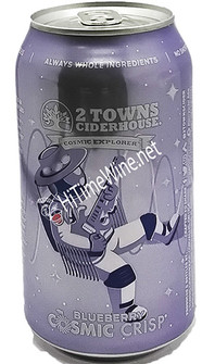 PICTURE OF 2 TOWNS BLUEBERRY COSMIC CRISP 12OZ SN IMPERIAL CIDER