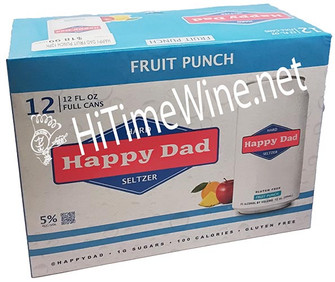 PICTURE OF HAPPY DAD FRUIT PUNCH 12 PACK 12 OUNCE CANS