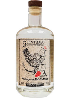 5 SENTIDOS PECHUGA DE MOLE  750ML AGAVE SPIRITS (MEZCAL)