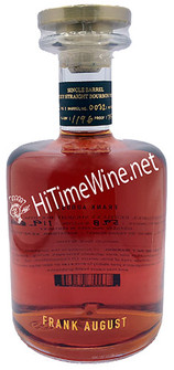 PICTURE OF FRANK AUGUST BOURBON SINGLE BARREL; 59.8, BARREL NUMBER 0032; KENTUCK STRAIGHT BOURBON WHISKEY