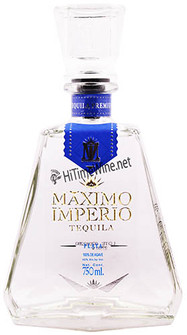 Picture of MAXIMO IMPERIO PLATA TEQUILA GLASS BOTTLE 750ml NOM-1459