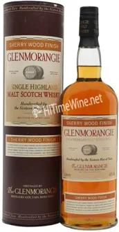 Picture of GLENMORANGIE 12YR SHERRY WOOD FINISH 43% 750ML SINGLE HIGHLAND MALT SCOTCH WHISKY