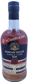 PICTURE OF DUNCAN TAYLOR UITVLUGT 1997 24YR 48.1% RUM 700ML DISTILLED IN GUYANA; B-2022; CASK NO. 4; POT STILL; SINGLE CASK