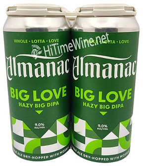 Picture of ALMANAC BIG LOVE DOUBLE IPA 16OZ 4 PACK CANS