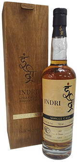 INDRI DRU SINGLE CASK 57.2% CASK STRENGHT SINGLE MALT INDIAN WHISKY