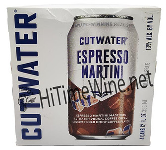 PICTURE OF CUTWATER ESPRESSO MARTINI 4 PACK 12 OUNCE CANS, 13%