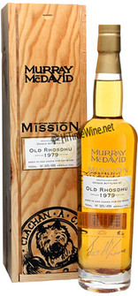 Picture of MURRAY MCDAVID OLD RHOSDHU 1979 46% 750ML MISSION 3; SINGLE MALT SCOTCH WHISKY; JIM MCEWAN SIGNED