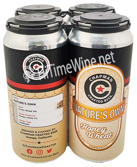 Picture of CHAPMAN CRAFTED BEER NATURE'S OWN HONEY WHEAT ALE 16OZ 4 PACK CANS