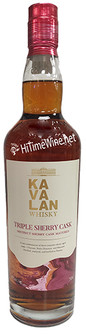 Picture of KAVALAN TRIPLE SHERRY CASK WHISKY 43% 750ML