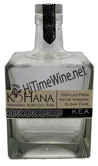 KOHANA BARREL SELECT KOHO 45% 750ML HAWAIIAN AGRICOLE RUM