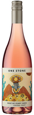 Picture of ONE STONE 2021 ROSE OF PINOT NOIR CENTRAL COAST 750mL