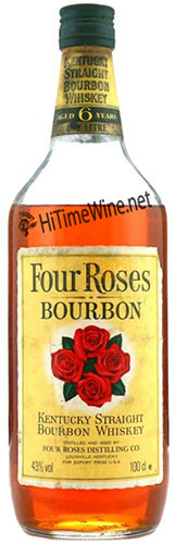 FOUR ROSES 6YR 1980 43% 1LT LOW FILL KENTUCKY STRAIGHT BOURBON WHISKEY
