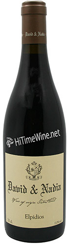 Picture of DAVID & NADIA SADIE 2020 ELPIIDIOS RED SWARTLAND 750ml