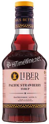 Picture of LIBER & CO PACIFIC STRAWBERRY SYRUP 12OZ AUSTIN TEXAS