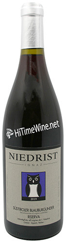Picture of IGNAZ NIEDRIST 2019 PINOT NERO RISERVA BLAUBERGUNDER, SUDTIROLER 750ml