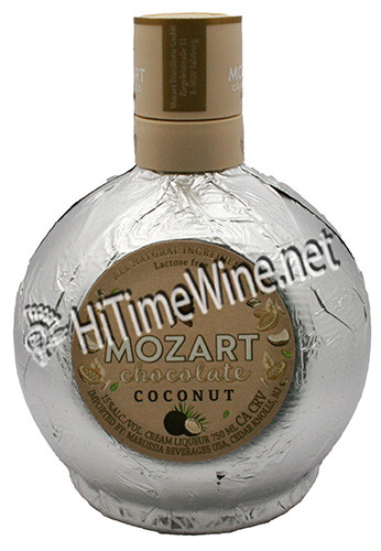 PICTURE OF MOZART CHOCOLATE COCONUT CREAM LIQUEUR 750 MILLILITER BOTTLE
