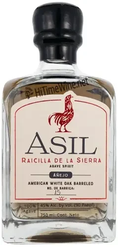 Picture of ASIL RAICILLA SIERRA DE LA ANEJO 7YR 45% 750ML D-2021 DOUBLE DIST WHITE OAK BRICK OVEN