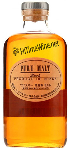 NIKKA PURE MALT BLACK 43% 500ML JAPANESE WHISKEY