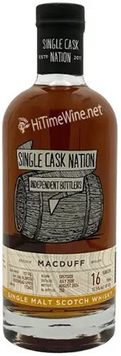 Picture of SINGLE CASK NATION MACDUFF 16YR 2008 57.5% 750ML 1ST FILL AMERICAN OAK OLOROSO HOGSHEAD; SPEYSIDE SINGLE MALT SCOTCH WHISKY
