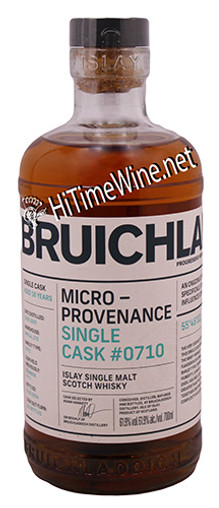 PICTURE OF BRUICHLADDICH MICRO PROVENANCE CASK #0710; 61.9%; ISLAY SINGLE MALT SCOTCH WHISKY