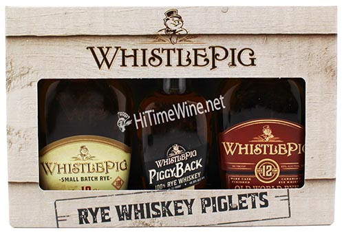 【ミニボトル3本セット】ホイッスルピッグ Rye Whiskey Piglets WHISTLE PIG 3 PACK 50ML