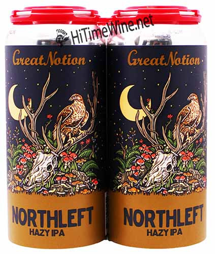 Picture of GREAT NOTION NORTHLEFT HAZY IPA 6.8% ABV 4 PACK 16oz CANS