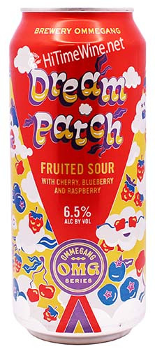 Picture of OMMEGANG DREAM PATCH FRUITED SOUR WITH CHERRY, BLUEBERRY & RASPBERRY 6.5% ABV SINGLE 16oz CANS