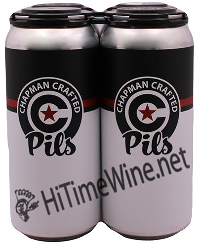 PICTURE OF CHAPMAN CRAFTED BEER, PILS - GERMAN STYLE PILSNER 4.9% ABV 4 PACK 16oz CANS