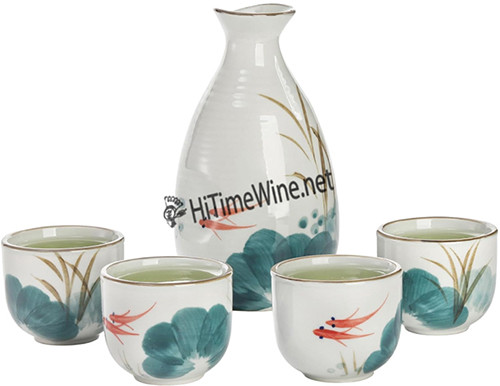 Picture of TEBERY (GOLDFISH) 5PC SAKE SET