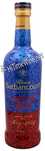 PICTURE OF RHUM BARBANCOURT LIBERTE LIBETE 1804-2024 700 MILLILITER  LIMITED EDITION 220TH ANNIVERARY PRODUCT OF HAITI