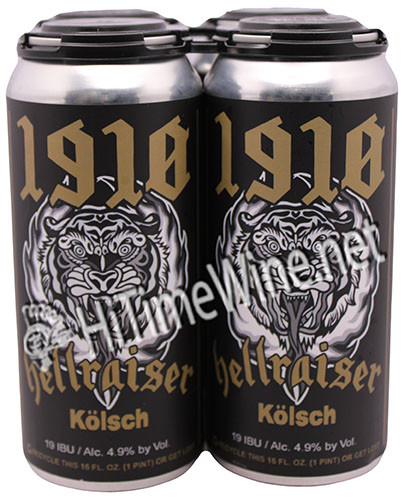 JUNE LAKE BREWING COMPANY, HELLRAISER KOLSCH ALE 4.9% ABV, 4 PACK